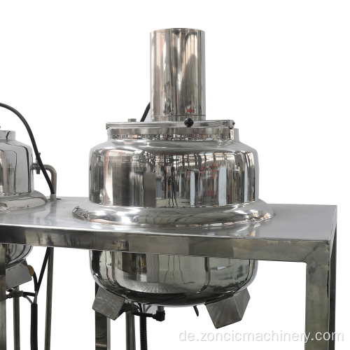 Stainless Steel vacuum Emulsifier mixer machine with homogenizing cream soap shampoo cosmetic homogenizer mixing machine